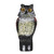 Horned Owl Decoy and 360° Rotating Head Owl Statue to Scare Birds Away for Patio Yard Garden
