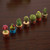 Tiny Cactus Miniature Succulent Plants Pot Dollhouse Decoration Mini Plant (7 Pcs)