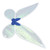 Glowing Angel Wings LED Light Butterfly Fairy Wings Sparkle Fairy Princess Wings for Kids Cosplay Photo Show Props Blue