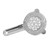 Cocktail Strainer Stainless Steel Gorgeous Glossy Bartending Ice Strainer for Bar Bartender Classic Silver