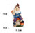 Resin Dwarfs Statue Garden Ornament Lovely Dwarf Figurine Outdoor Lawn Decoration