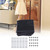 120x210cm Magnetic Polyester Black Insect Proof Door Curtain Single Anti Mosquito Insect ScreenPolyester Edge Covering
