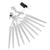 4W Meteor Shower Lights 7V 6.6ft IP65 Waterproof Plastic Christmas Icicle Lights for Weddings Window