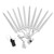 4W Meteor Shower Lights 7V 6.6ft IP65 Waterproof Plastic Christmas Icicle Lights for Weddings Window