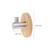 Natural Bamboo Stainless Steel Wall Hanger Hook Bag Key Towel Hanger Kitchen Single Hook