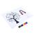 Baby Girl Birthday Party Guest Signature Book CheckIn Fingerprint Tree Painting