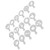 16PCS Coffee Stencils Multipurpose Cake Decorating Stencils for DIY Coffee Cake Fondant Chocolate Cappuccino