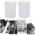 2Pcs White Strong Adhesion Waterproof Pipe Hose Leakage Repairing Tape Accessory 10cm x 1.5m
