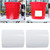 2Pcs White Strong Adhesion Waterproof Pipe Hose Leakage Repairing Tape Accessory 10cm x 1.5m