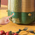 Grains Separate Storage Box Rotating Rice Bucket Food Grade Household Bean Storage Tank Large 6.5kg Green