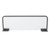 Floating Shelf Space Aluminum Acrylic Wall Mounted Decorative Storage Shelf for Kitchen Bathroom Living Room Bedroom Grey
