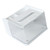 Multifunctional Tissue Box Multi Compartment Facial Tissue Organizer with Phone Mount for Bathroom Kitchen White