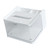 Multifunctional Tissue Box Multi Compartment Facial Tissue Organizer with Phone Mount for Bathroom Kitchen White