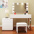 10 LED Dressing Table Makeup Lamp Bathroom Toilet Punch Free Vanity Mirror Light ( White)