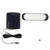 Outdoor Waterproof LED Solar Power Split Wire Drawing Wall Lamp Villa Garden Courtyard Light