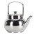 Stainless Steel Teapot with Removable Filter Metal Tea Kettle Coffee Table Serving Pot for Home Hotel Restaurant 1L