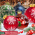 23.6 Inch Christmas Ball Christmas Indoor Outdoor Crafts Decoration PVC Inflatable Ball Family Christmas Holiday Party Ball