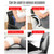 Lumbar Traction Massager 4 Speed Adjustment Silica Gel Strip Stretch Board Lumbar Spine Reliever for Acupuncture Home Back Stretch Massager Cushion