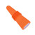 Wine Bottle Stopper Food Grade Silicone Stainless Steel 6.1x2.35cm Decorative Practical Reusable Wine Corks for Decoration Orange