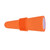 Wine Bottle Stopper Food Grade Silicone Stainless Steel 6.1x2.35cm Decorative Practical Reusable Wine Corks for Decoration Orange