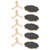10pcs Mini Chalkboards Poplar Plywood Cloud Blackboards With Foldable Bracket for Wedding