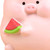 Cartoon Pig Ornament Figurine Cute Resin Miniature Piggy Character for Desktop Decoration D