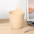 Hanging Trash Can Mini Multifunctional Space Saving Plastic Hanging Storage Bucket for Desktop Dormitories Beige