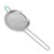 60 Mesh Fine Strainer Stainless Steel Handheld Flour Colander with Long Handle for Kitchen 14cm/5.5in