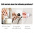 Automatic Magnetic Stirring Coffee Mug Electric Stirring Cup Home Office Travel Mixing Cup for Hot Coffee Milk Tea