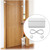 Pet Door Stopper Adjustable Door Strap Pet Gates Cat Door Free Access for Cats Dogs