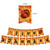 46pcs/set Thanksgiving Decorations Banner Cupcake and Cake Topper Balloons Fall Party Decoration for Thanksgiving