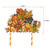 46pcs/set Thanksgiving Decorations Banner Cupcake and Cake Topper Balloons Fall Party Decoration for Thanksgiving