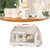 Baby Bottle Storage Box with Lid Dustproof Drying Rack Plastic Cabinet Organizer for Toddler Tablewares Pink