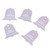 100pcs Paper Card Label Tag Craft Christmas Tree Wedding Gift Hanging DecorationPurple  Bell