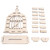 Wooden Chocolate Display Stand Bird Cage Style Dessert Display Shelves Decoration for Wedding Party Decoration
