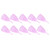 10pcs Silicone Menstrual Cup Reusable Female Lady Hygiene Cup Collector Body Care ToolS Pink