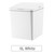 6L Touch-free Trash Cans Smart Induction Trash Bin Infrared Motion Sensor Automatic Garbage Can with Lid for Car Kitchen Bathroom Office Bedroom USB Powered