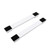 Universal Appliances Pulley Bracket 300KG Load Bearing Retractable Moving Rollers Base with Pry Bar for Washing Machine White