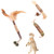 3Pcs Catnip Sticks Chew Sticks Cat Supplies Catnip Sticks for Molars Clean Molar Toys Set for Kitten Dental