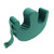 Bedridden Patient Turning Device Multi Functional U Shaped Turnover Pad with Bandaged Flannelette Comfortable Patient Turning Pillow for Elderly Green