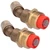 2Pcs Adjustable Atomizing Elbow Sprayer with Filter G1/2 Male Thread Irrigation Nozzle