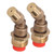 2Pcs Adjustable Atomizing Elbow Sprayer with Filter G1/2 Male Thread Irrigation Nozzle