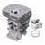 Cylinder Piston Ring Circlip Kit 41mm Replacement for HUSQVARNA 435 435E 440 440E Chainsaw Parts