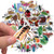50pcs Insect Stickers PVC Bug Decals Waterproof Vinyl for Kids Teens Laptop Bumper Phone Guitar Luggage