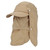 UPF 50+ Sun Hat UV Protection Wide Brim Outdoor Fishing Sunshade Cap for Travel Hiking Boating Gardening(Khaki Free Size)