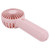 3 in 1 Mini Hanheld Fan Pink Portable Neck Fan USB Charging Desktop Fan for Home Outdoor
