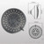 High Pressure Shower Head 4 Inch 5 Settings Adjustable Bathroom Shower Head Spray Showerhead Polished Chrome Bath Rain Shower Head Replacement