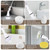 Electric Spin Scrubber Cordless Handheld Cleaning Brush with Adjustable Extension Handle 4 Brush Heads 2000mAH Battery for Kitchen Bathroom Wall Window Floor