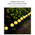 Solar Bubbles Lawn Lamp String Set Outdoor Landscape Decoration IP65 Waterproof Leds Solar-Powered Stake Lights for Pathway/Courtyard/Garden