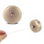 Household Clothesline 304 Stainless Steel Wall Mounted Telescopic Washing Line (Bronze)